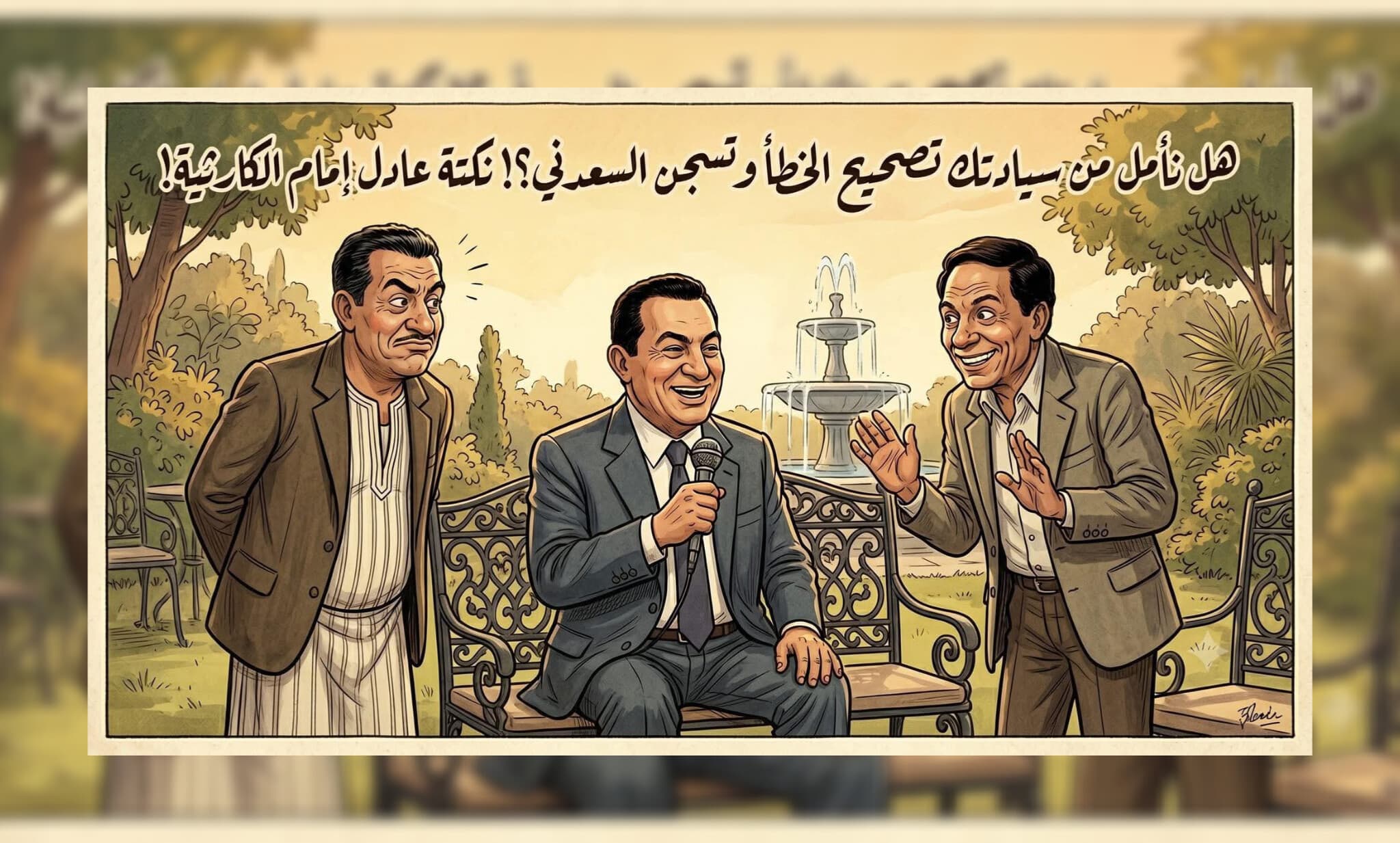يكتب: الكاتب الكبير اكرم السعدني في سلسلته الشهيرة " سعدنيات "شد الكرسي يا محمود".. قصة العودة من المنفى